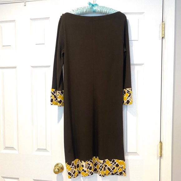 Tory Burch Brown Dress Sz M - Picture 6 of 6